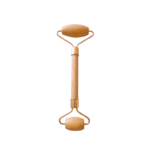 Rodillo facial doble de madera