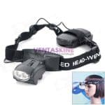 Lupa luz LED cabeza vincha ajustable-ideal Auriculoterapia