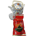Pack tetera + Colador + Te rojo con ginseng antioxidante