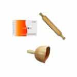 Rodillo estriado, copa sueca y slim patch