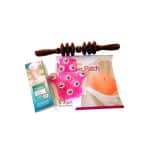 Rodillo rueda + Crema reductora + Manopla + Wonder patch