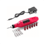 Torno pulidor de uñas con accesorios