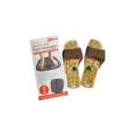Sandalia de madera + aparato de reflexologia