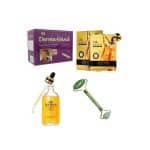 DermaWand + Rodillo jade + 1 Mascara y serum de oro