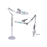 Lupa con pedestal y luz