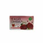 Té rojo con rosas