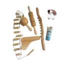 Pack maderoterapia con masajeador para celulitis + crema
