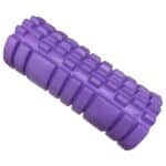 Rodillo Resina Yoga Masaje Muscular Ejercicio Color Morado